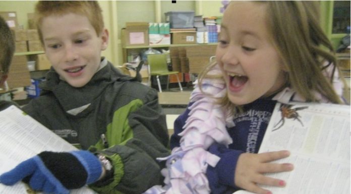 Rotary gives all 3rd graders dictionaries