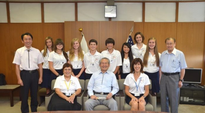Morgan Hill-Mizuho-machi exchange ambassadors in Japan