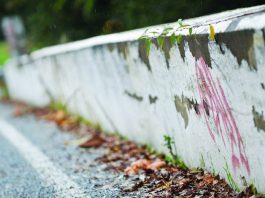 Unsightly graffiti cluttering town’s scenery