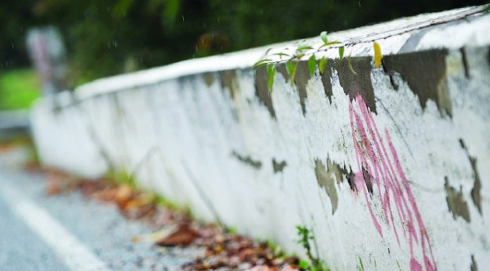 Unsightly graffiti cluttering town’s scenery