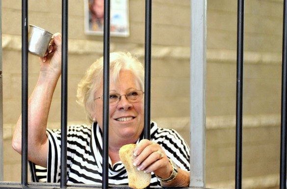 Playing prisoner for a good cause