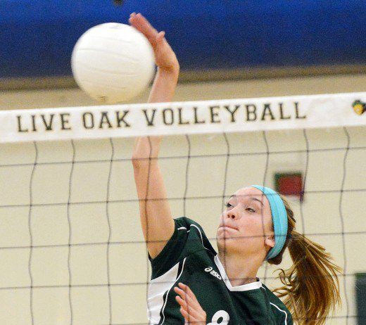 VOLLEYBALL: Live Oak rolls by Monterey