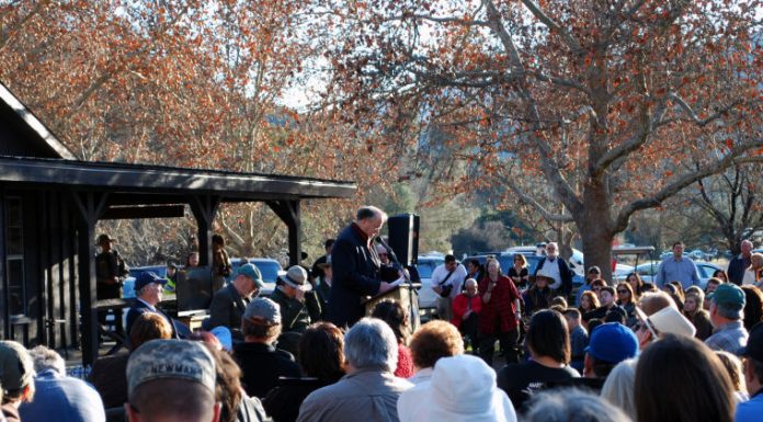 Dedicating Pinnacles as a park: Historic moment draws hundreds