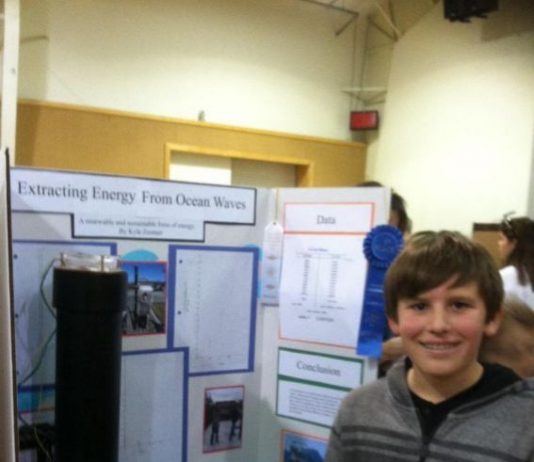 Britton student takes first at science fair