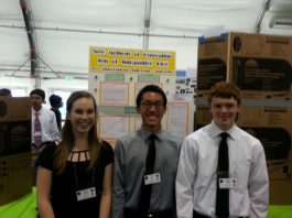 Local students win first place at science fair
