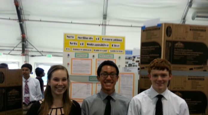 Local students win first place at science fair