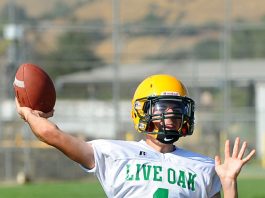 Live Oak Football Practice