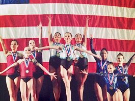 Acro Gymnast captures national title after just 6 months in the sport