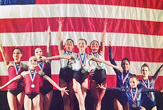 Acro Gymnast captures national title after just 6 months in the sport