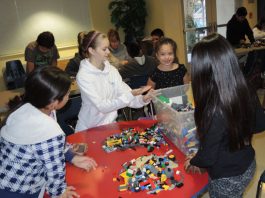 Lego learning: Local students volunteer, teach math in a fun way