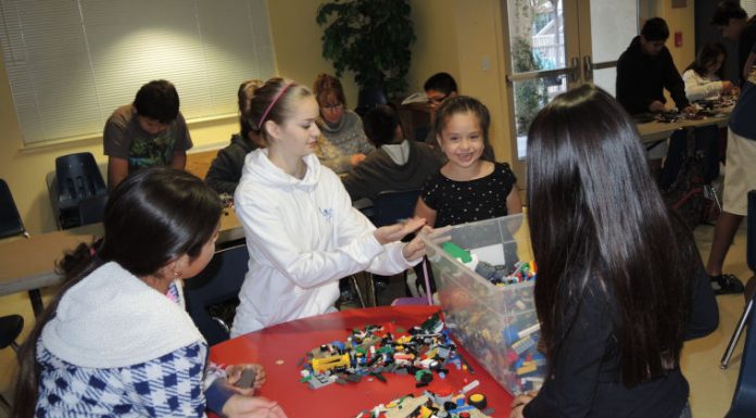 Lego learning: Local students volunteer, teach math in a fun way