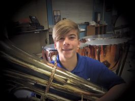 MH teen’s tuba talent lands him in all-state honor band