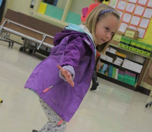 Local students enjoy snowboarding session