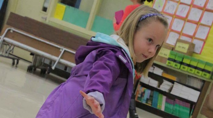 Local students enjoy snowboarding session