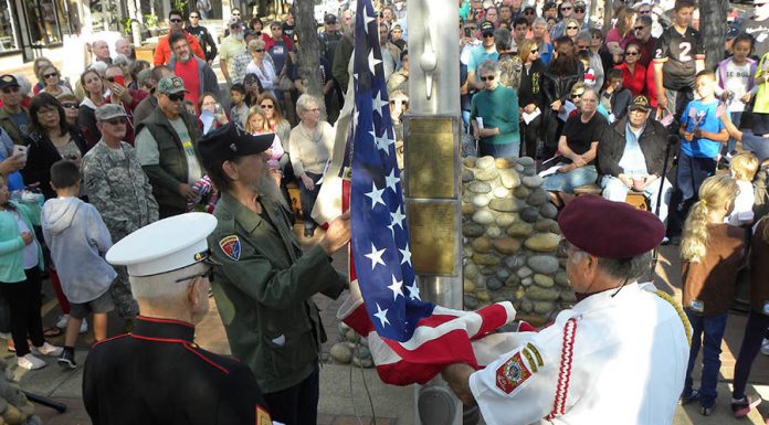 Photos: Locals remember veterans at annual downtown ceremony