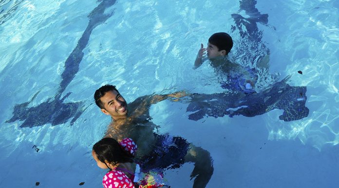Swimmers take the plunge