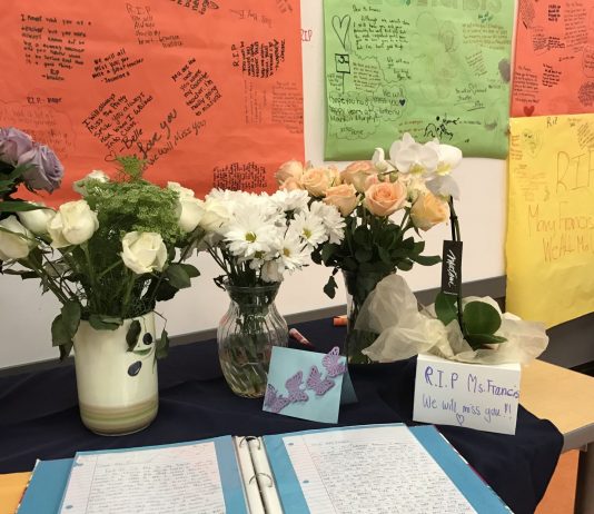 Update: Students, faculty pay tribute to beloved science teacher