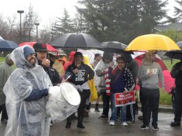 Protest sprouts at Morgan Hill’s new ICE office