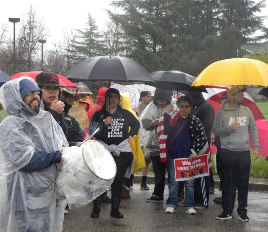 Protest sprouts at Morgan Hill’s new ICE office
