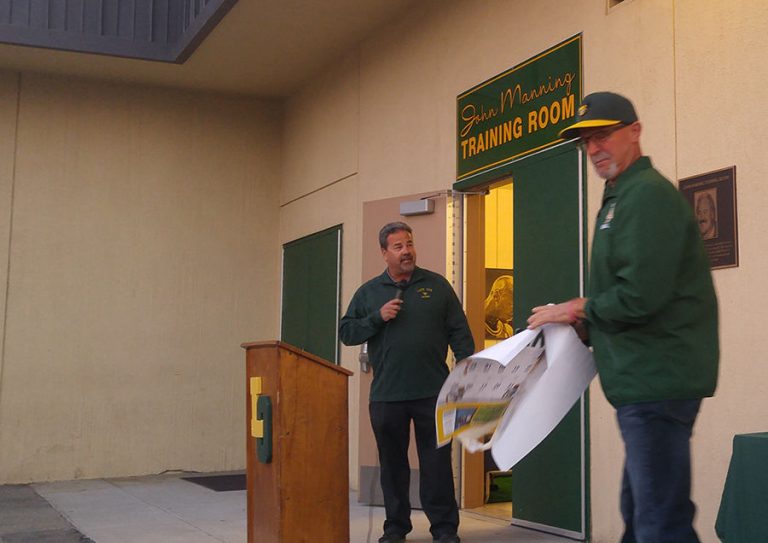 Man who established athletic training honored with dedication ceremony