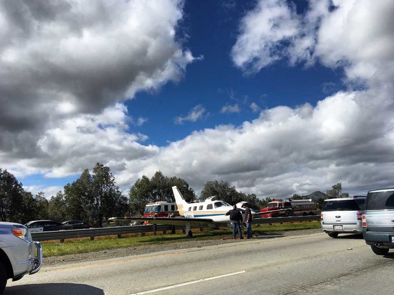 UPDATED: FAA investigating plane landing on Morgan Hill freeway