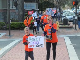Photos: Locals protest gun violence