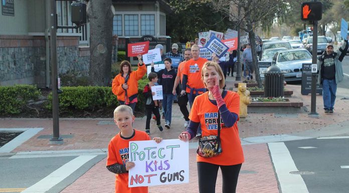 Photos: Locals protest gun violence