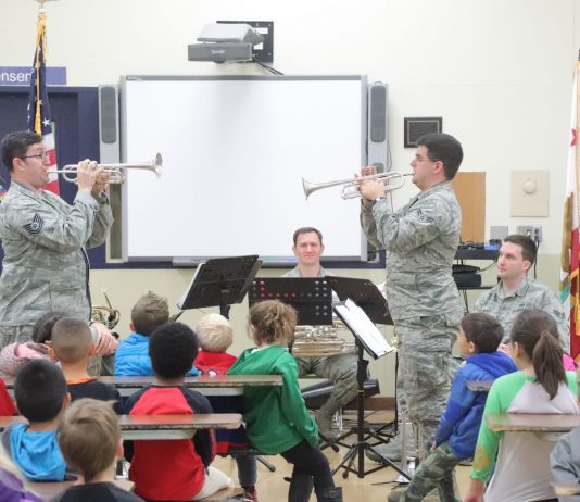 Air Force quintet performs at JAMM, Sobrato