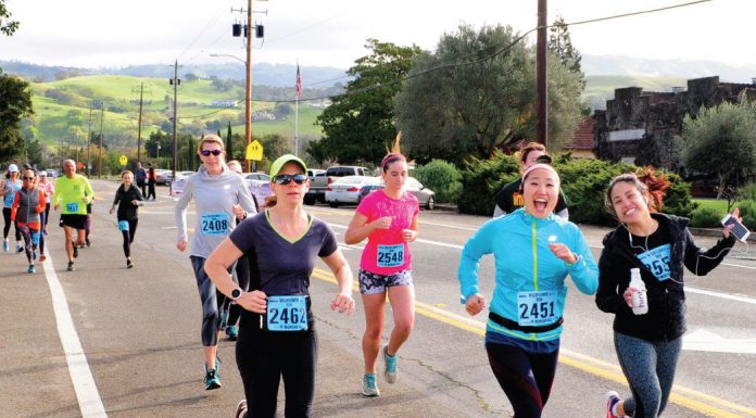 Rain clears for runners