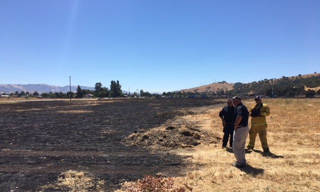 Four horses die in fire north of Morgan Hill