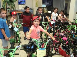 Honda of MH donates 38 bikes to needy kids