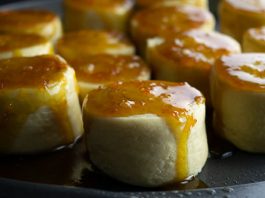 Orange Crescent Swirls