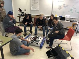 LOHS students compete in FIRST Robotics Competition