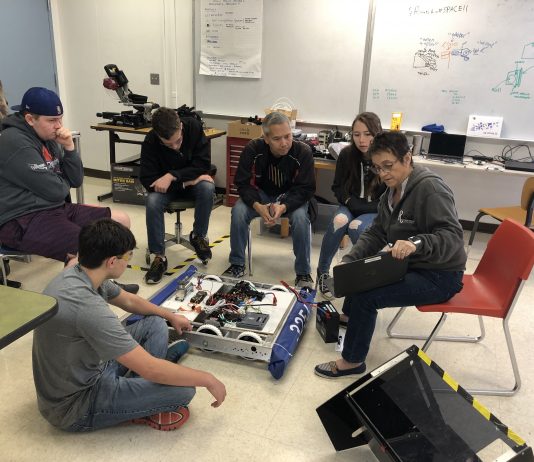 LOHS students compete in FIRST Robotics Competition