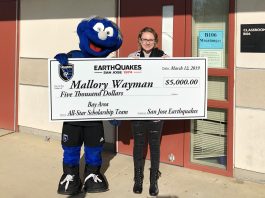 Sobrato student earns $5k scholarship from SJ Quakes
