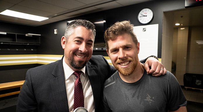 Stenn gets the Sharks where they need to be