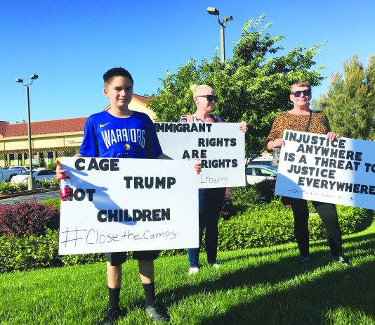 More than 100 protest ICE