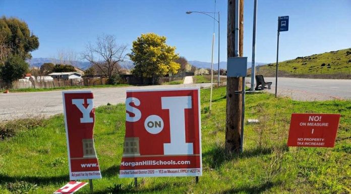 Measure I campaign signs vandalized