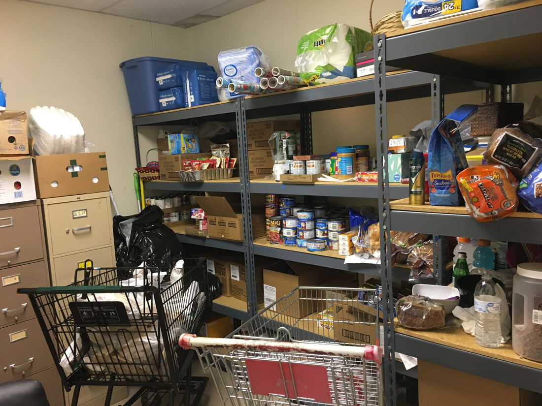 First time at the food pantry Hill Times Hill, San Martin, CA