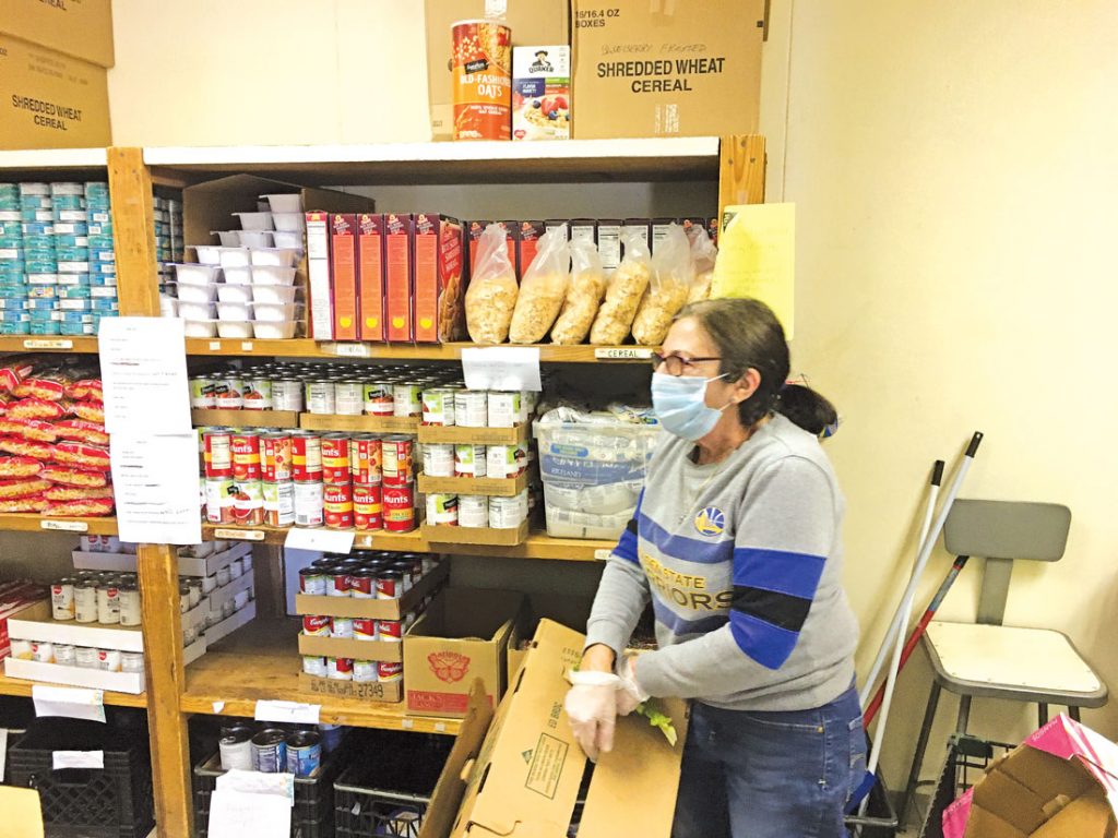 First time at the food pantry Hill Times Hill, San Martin, CA