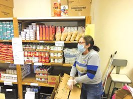 First time at the food pantry