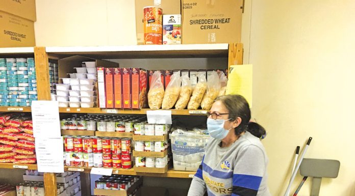 First time at the food pantry