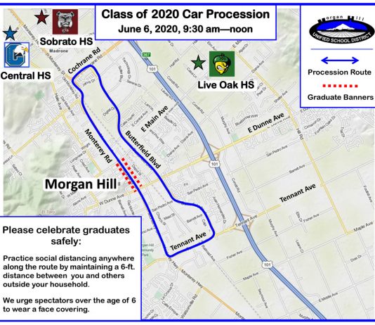District to honor Morgan Hill graduates with June 6 parade
