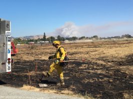 20 acres burn on Fisher Avenue
