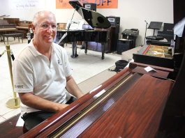 Dave Dumont prepares to close Gilroy Piano Outlet