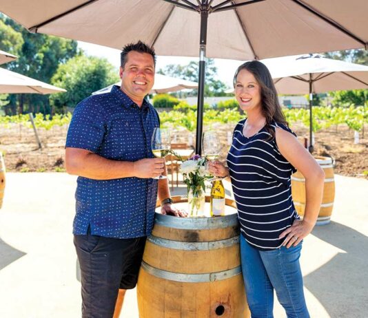 Calerrain expands hospitality calerrain geoff mace chantelle mace vineyards winery