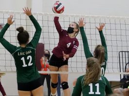 Sobrato girls volleyball team sweeps Live Oak