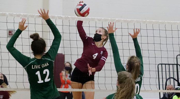 Sobrato girls volleyball team sweeps Live Oak