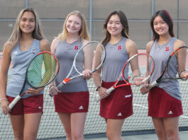 Sobrato High girls tennis team high achievers on and off the court