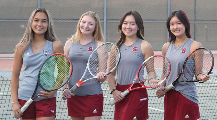 Sobrato High girls tennis team high achievers on and off the court
